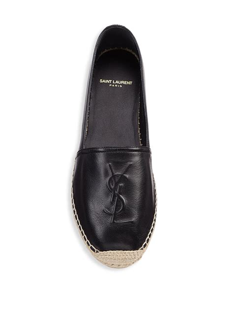 black leather ysl epasdrilles|SAINT LAURENT Espadrilles for Women .